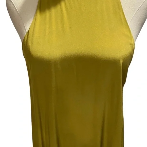 satin halter white dress White Halter Mini Dress main image 0